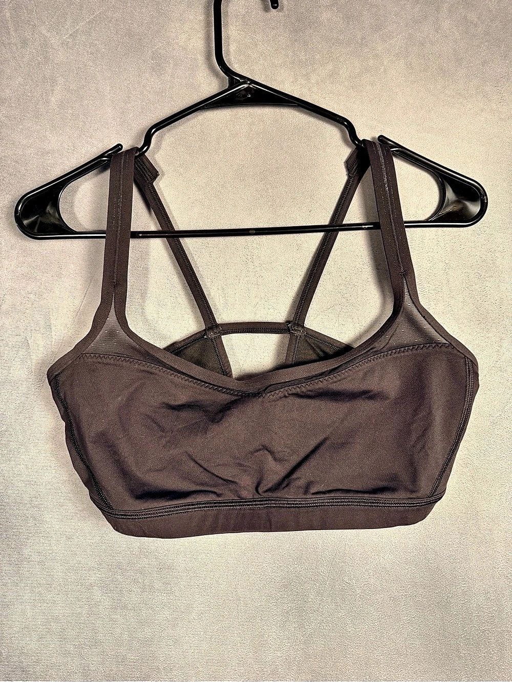 Lululemon Free to Be Wild Bra Black Sports Bra Size 10
